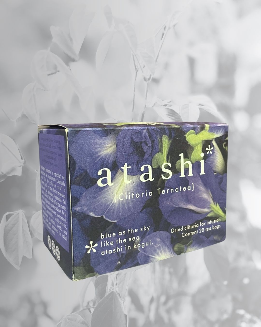 Atashi – Infusión de Clitórea cultivada por Koguis en la Sierra Nevada